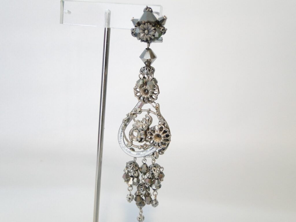 Pendientes Dublos enrrejado lágrima