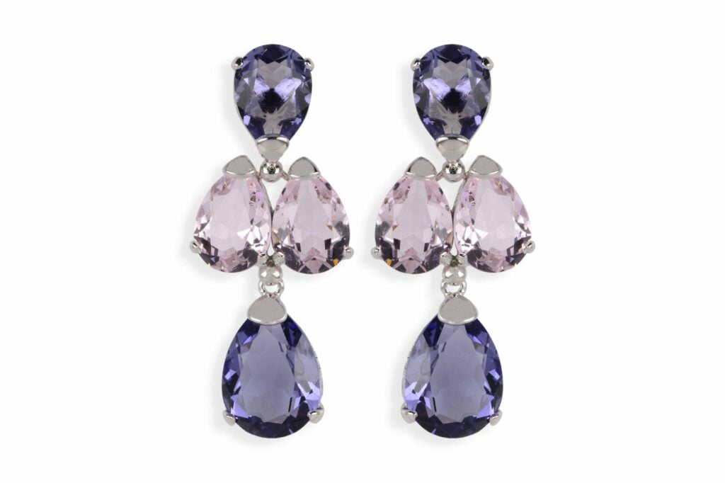 Pendientes Maximo Betro morado