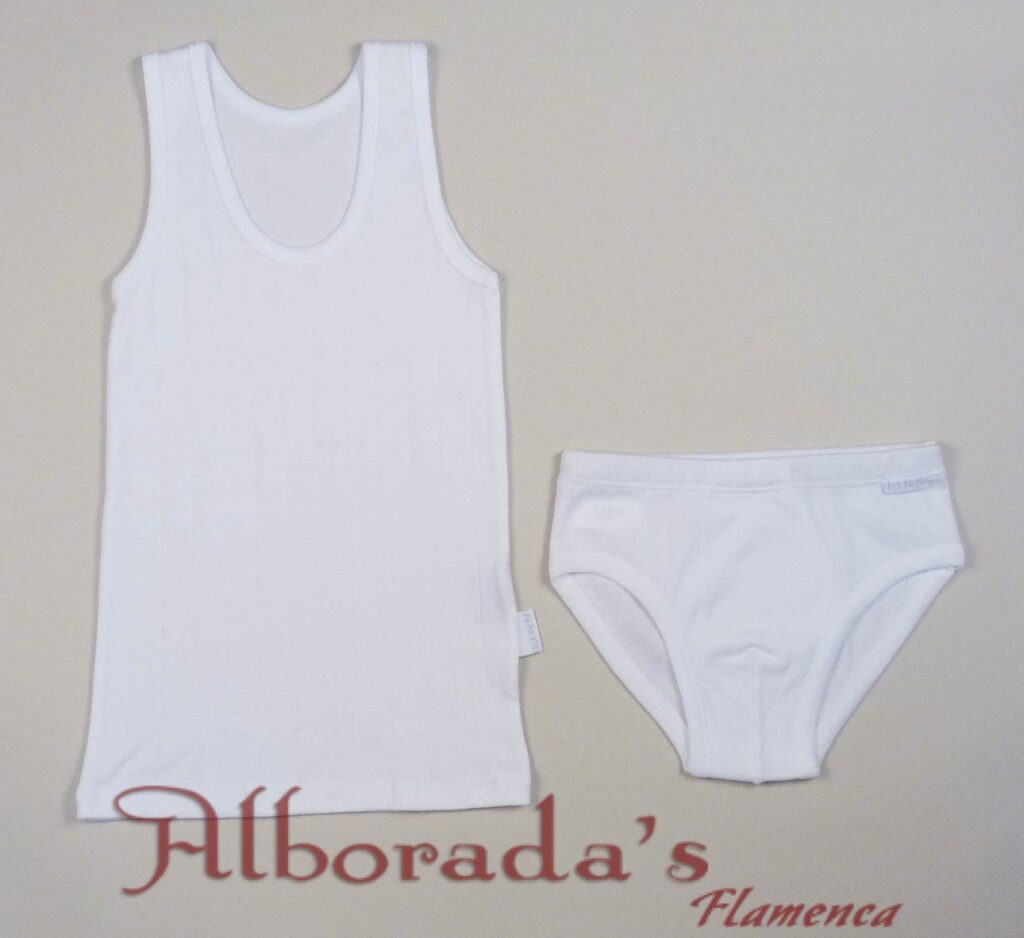 Ropa interior de comunion para niño