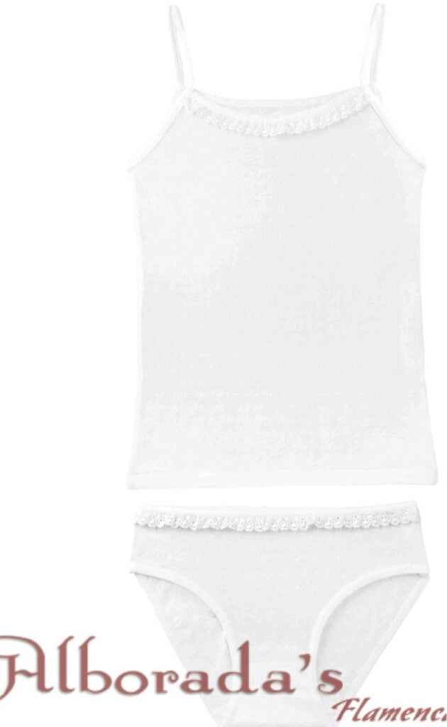 Ropa interior de comunion para niña